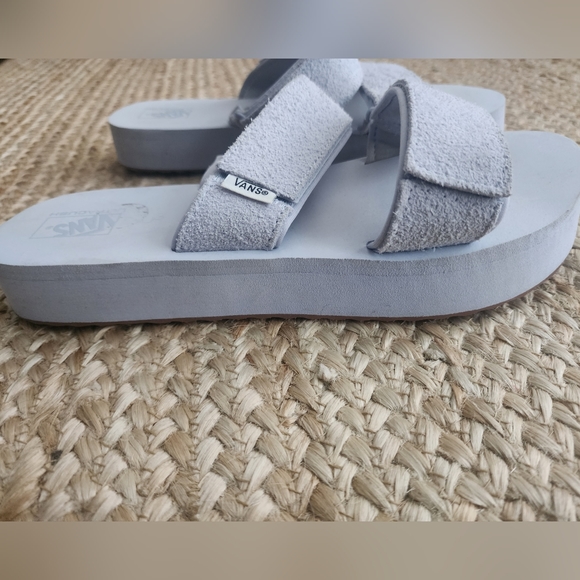 lavender vans cayucas mega platform double strap sandals - Picture 5 of 8